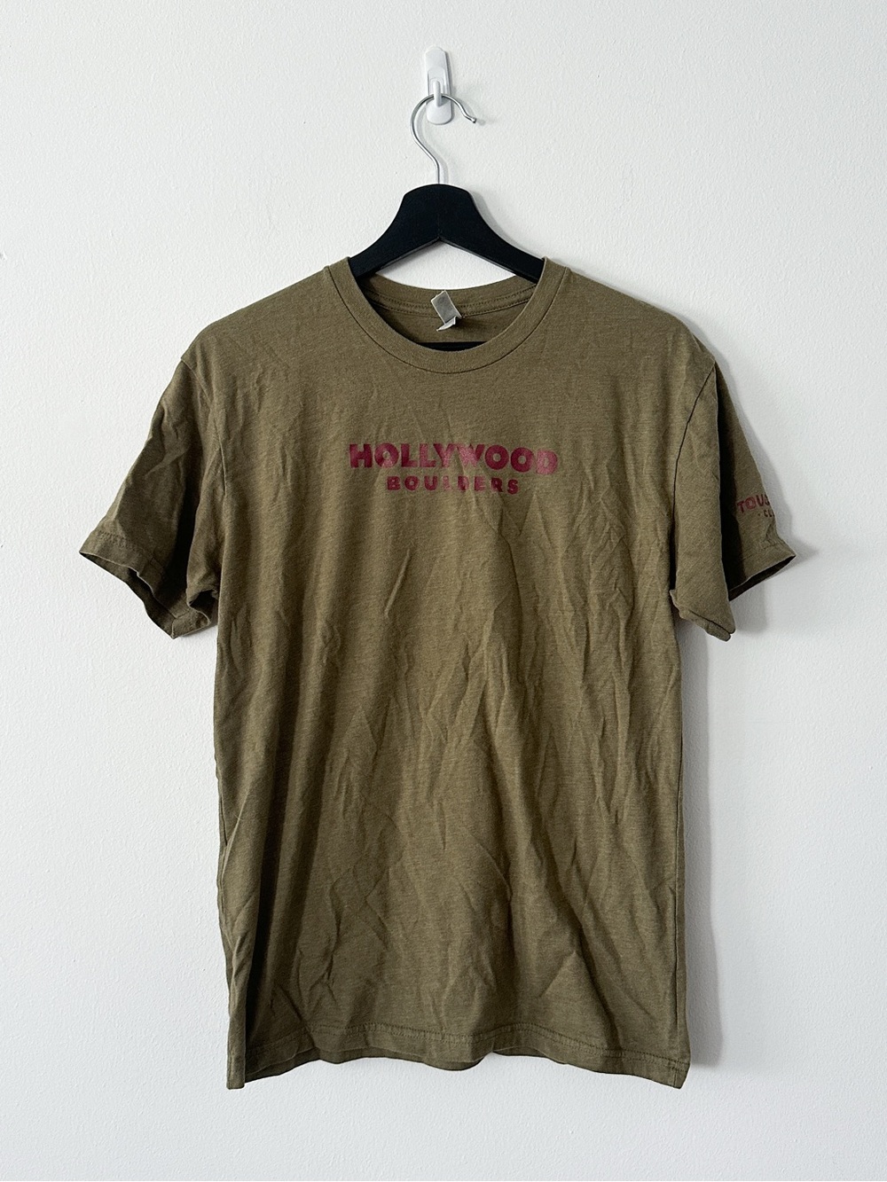 Next Level Hollywood Boulders Green T-Shirt No Size Est. Size S / M